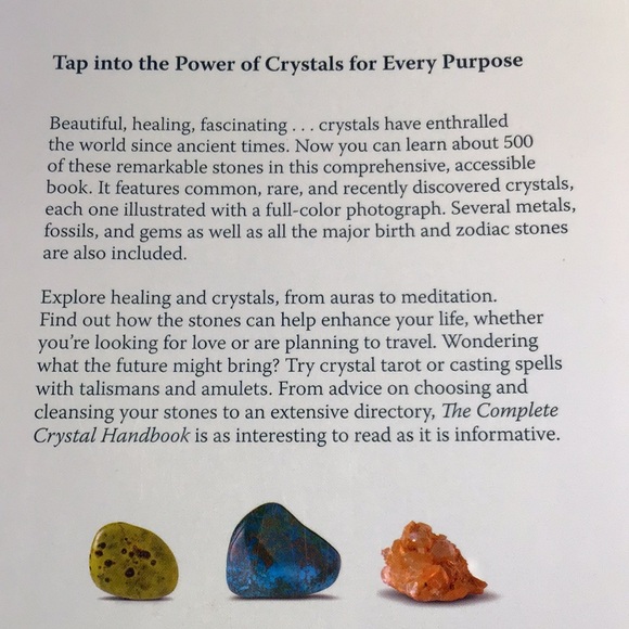 Complete Crystal Handbook by Cassandra Eason Guide to more than 500 crystals - Picture 5 of 8